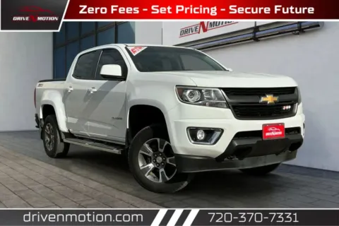 White 2017 Chevrolet Colorado Crew Cab Z71 Pickup 4D 5 ft for sale in Thornton, CO