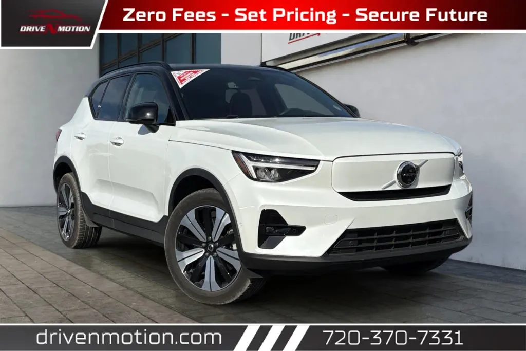 White 2023 Volvo XC40 Recharge Plus Sport Utility 4D for sale in Thornton, CO