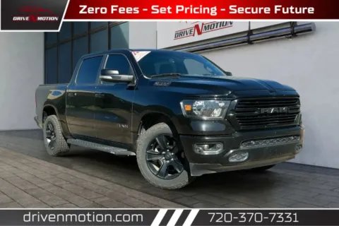 Black 2020 Ram 1500 Crew Cab Big Horn Pickup 4D 5 1/2 ft for sale in Thornton, CO