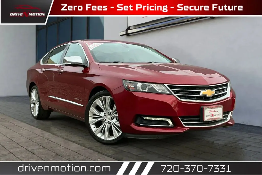 Red 2019 Chevrolet Impala Premier Sedan 4D for sale in Thornton, CO