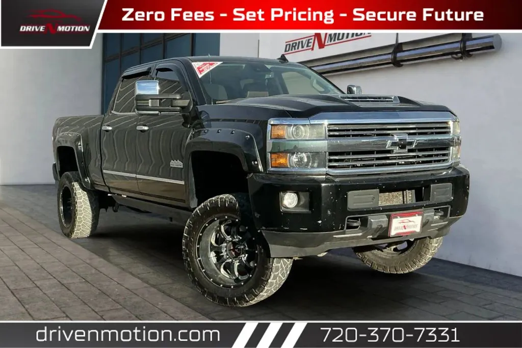 Black 2015 Chevrolet Silverado 2500 HD Crew Cab High Country Pickup 4D 6 1/2 ft for sale in Thornton, CO