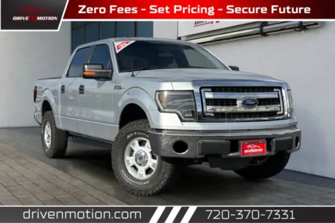 Silver 2013 Ford F-150 SuperCrew Cab XLT Pickup 4D 5 1/2 ft for sale in Thornton, CO
