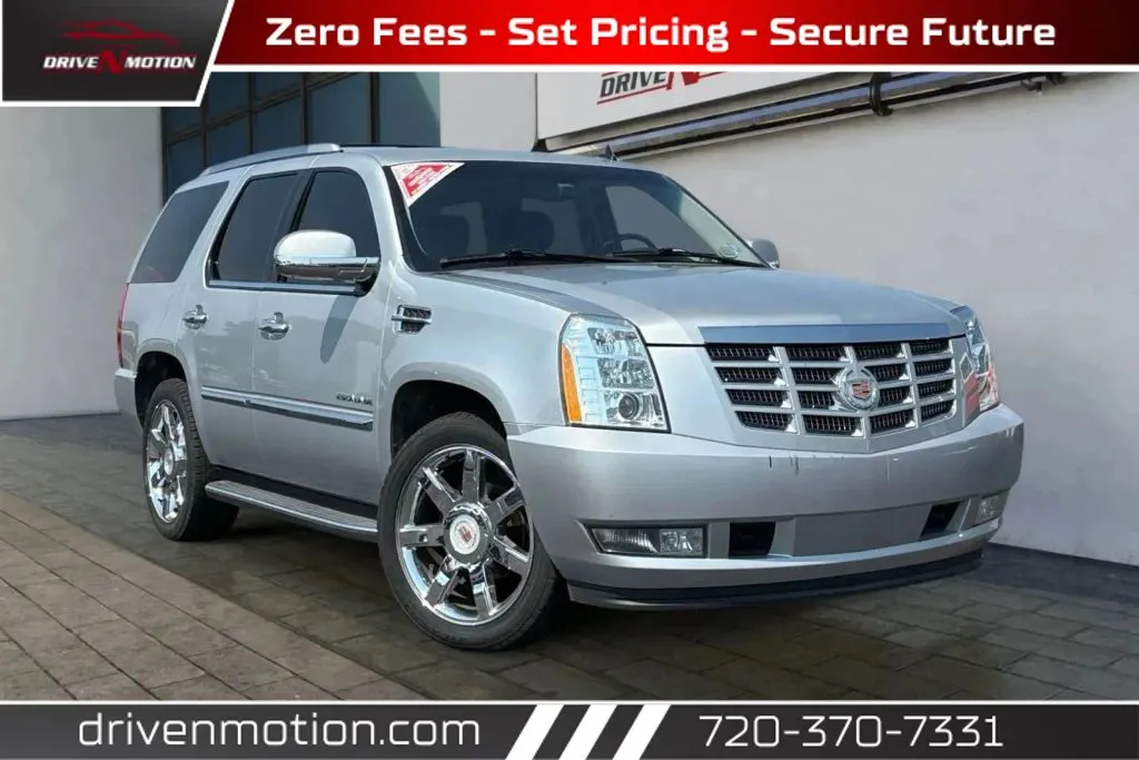 Silver 2013 Cadillac Escalade Luxury Sport Utility 4D for sale in Thornton, CO
