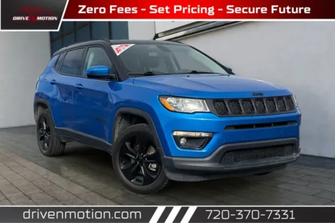 Blue 2020 Jeep Compass Altitude Sport Utility 4D for sale in Thornton, CO