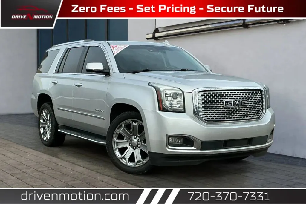 Silver 2016 GMC Yukon Denali Sport Utility 4D for sale in Thornton, CO