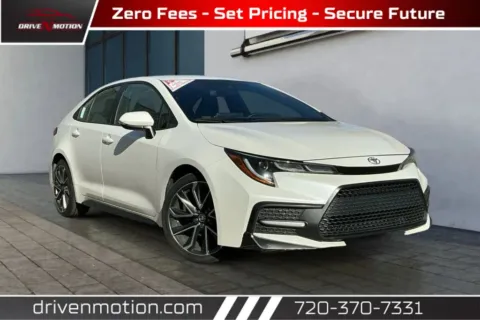 White 2020 Toyota Corolla SE Sedan 4D for sale in Thornton, CO