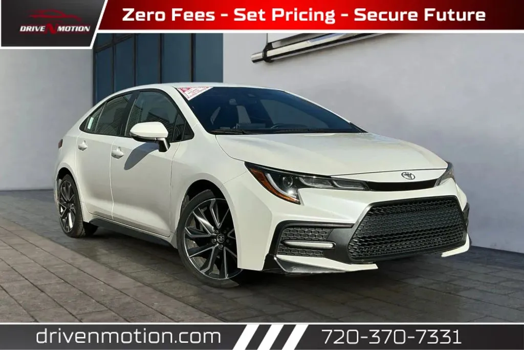 White 2020 Toyota Corolla SE Sedan 4D for sale in Thornton, CO
