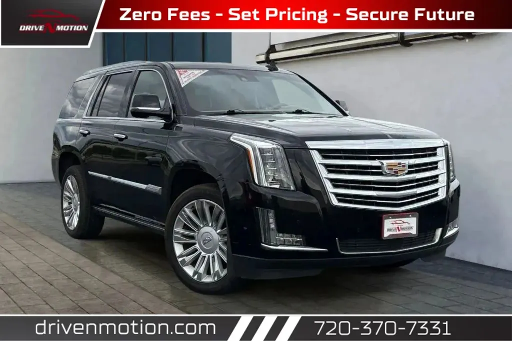 Black 2020 Cadillac Escalade Platinum Sport Utility 4D for sale in Thornton, CO