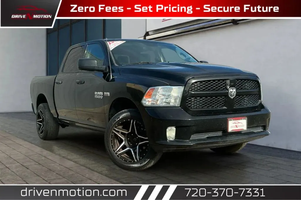 Black 2014 Ram 1500 Crew Cab Express Pickup 4D 5 1/2 ft for sale in Thornton, CO