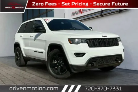 White 2018 Jeep Grand Cherokee Upland Sport Utility 4D for sale in Thornton, CO