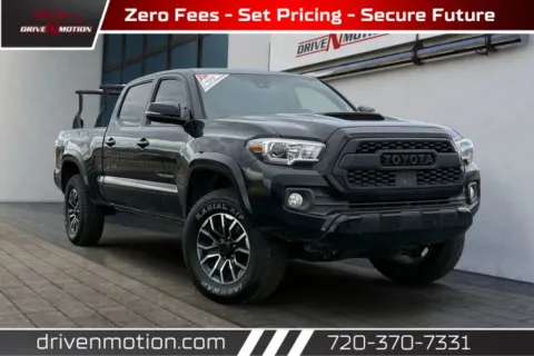 Black 2021 Toyota Tacoma Double Cab TRD Sport Pickup 4D 6 ft for sale in Thornton, CO