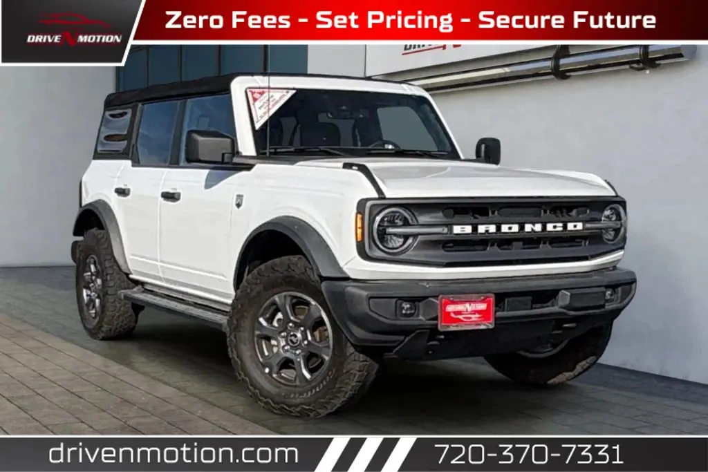White 2021 Ford Bronco Big Bend Sport Utility 4D for sale in Thornton, CO