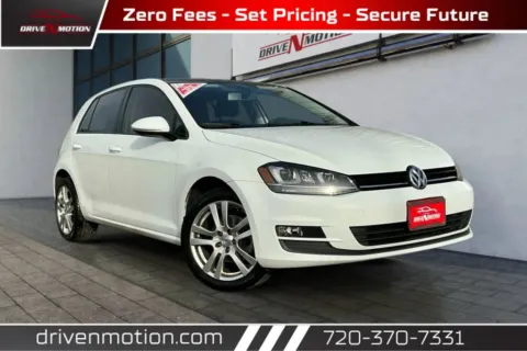 White 2016 Volkswagen Golf TSI SE Hatchback Sedan 4D for sale in Thornton, CO