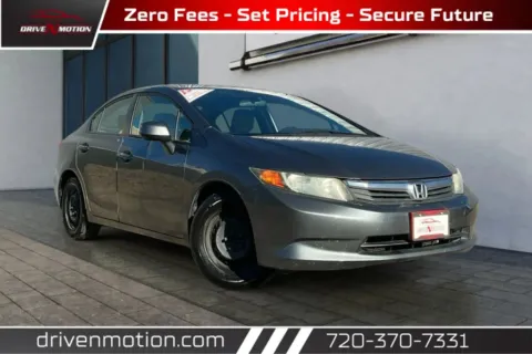 Gray 2012 Honda Civic LX Sedan 4D for sale in Thornton, CO