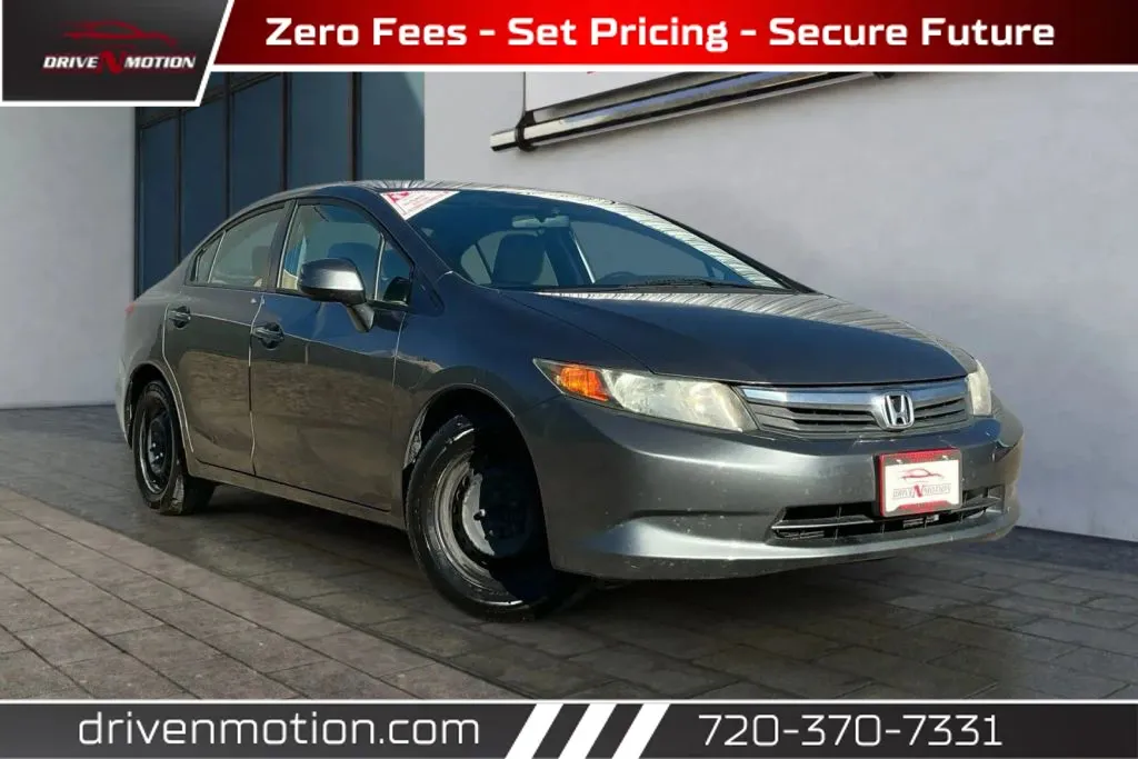 Gray 2012 Honda Civic LX Sedan 4D for sale in Thornton, CO