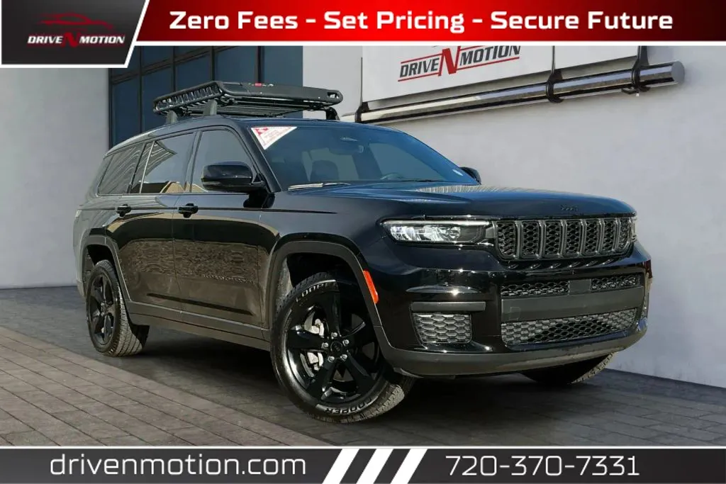 Black 2021 Jeep Grand Cherokee L Altitude Sport Utility 4D for sale in Thornton, CO