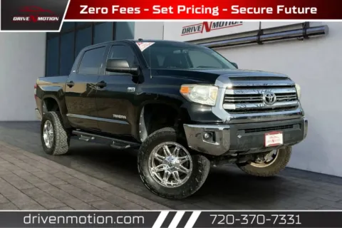 Black 2017 Toyota Tundra CrewMax SR5 Pickup 4D 5 1/2 ft for sale in Thornton, CO