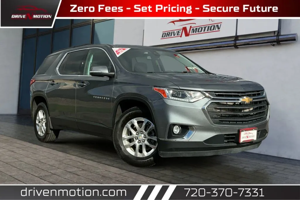 Gray 2021 Chevrolet Traverse LT Sport Utility 4D for sale in Thornton, CO