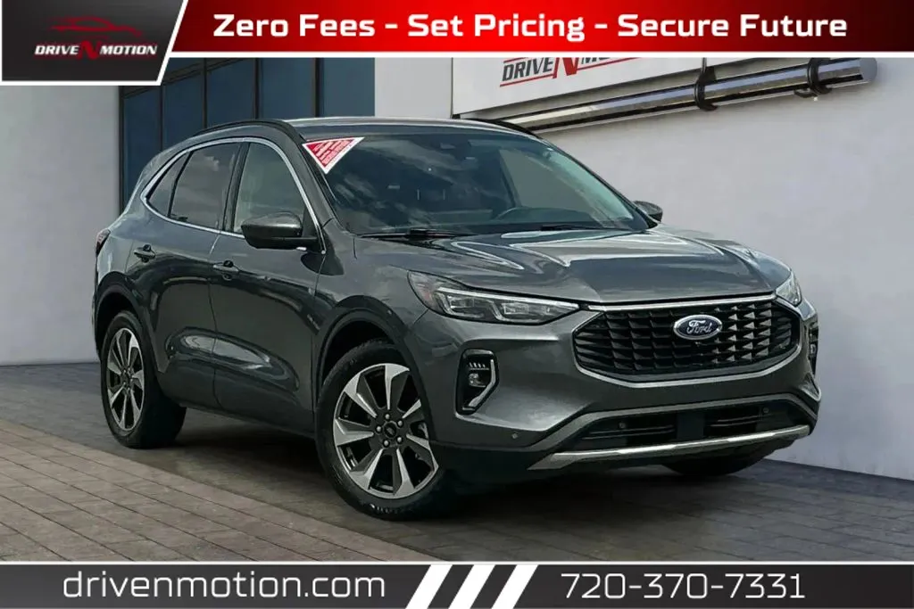 Gray 2023 Ford Escape Platinum Hybrid Sport Utility 4D for sale in Thornton, CO