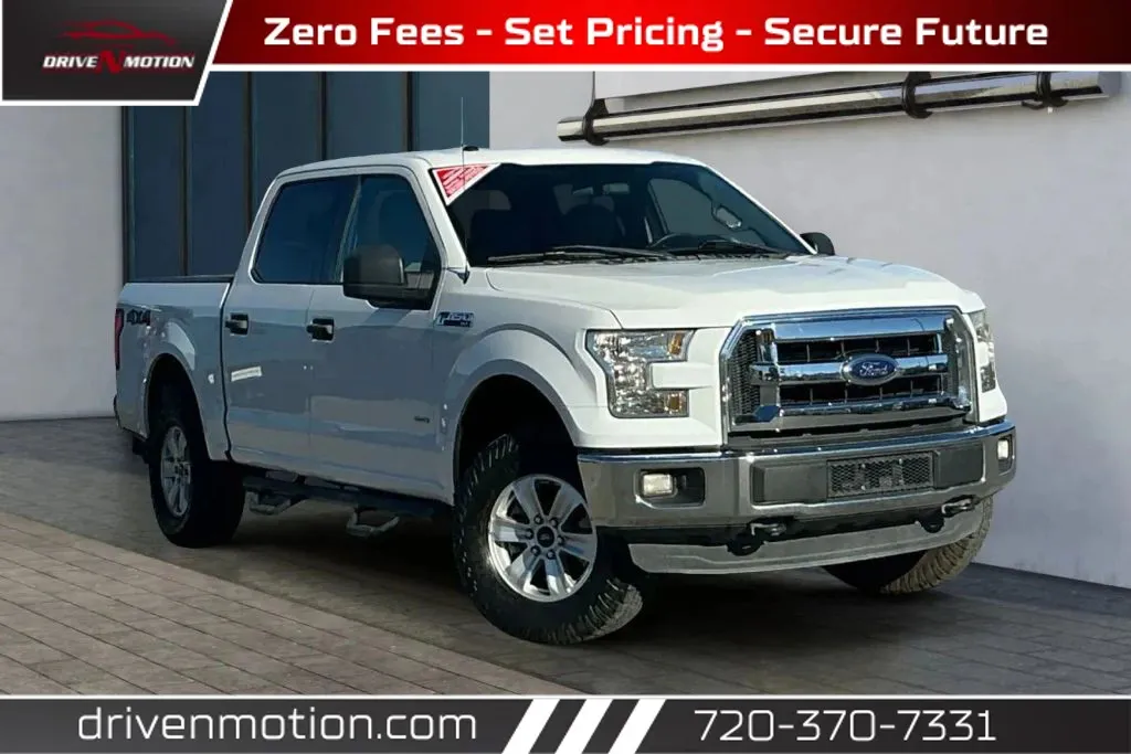 White 2016 Ford F-150 SuperCrew Cab XLT Pickup 4D 5 1/2 ft for sale in Thornton, CO