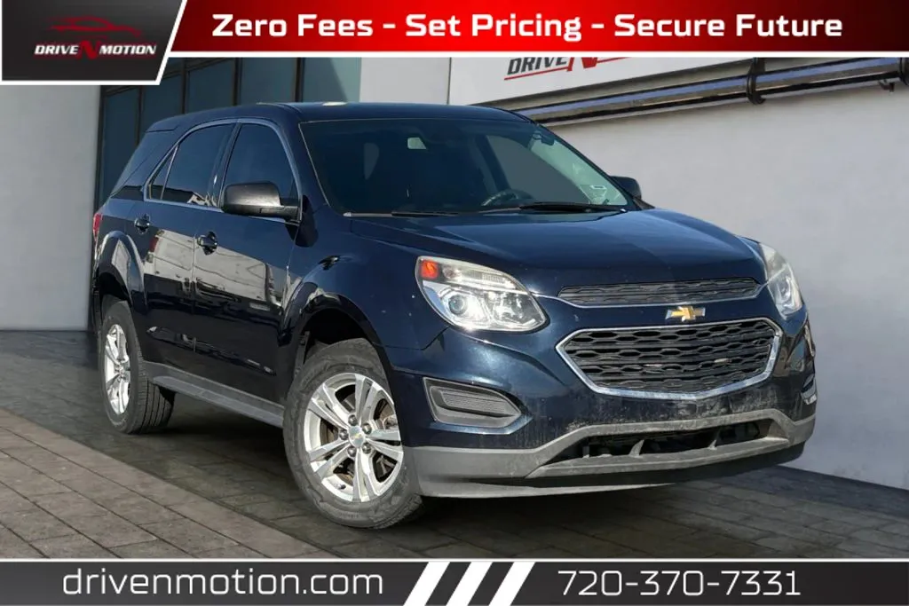Blue 2016 Chevrolet Equinox LS Sport Utility 4D for sale in Thornton, CO