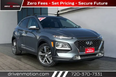 Silver 2020 Hyundai Kona Limited Sport Utility 4D for sale in Thornton, CO