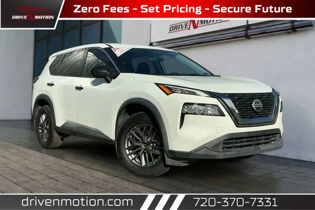 White 2021 Nissan Rogue S Sport Utility 4D for sale in Thornton, CO