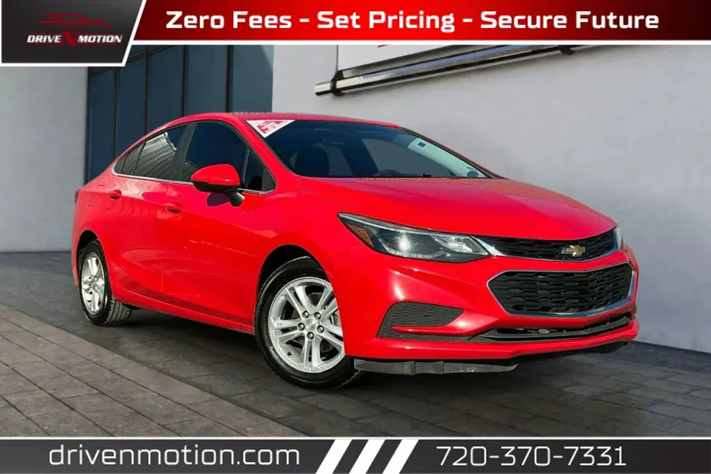 Red 2018 Chevrolet Cruze LT Sedan 4D for sale in Thornton, CO