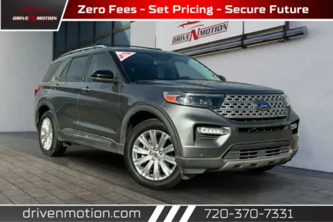 Gray 2021 Ford Explorer Limited Sport Utility 4D for sale in Thornton, CO
