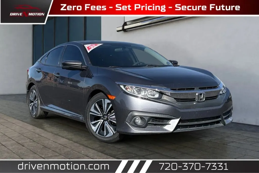 Gray 2017 Honda Civic EX-T Sedan 4D for sale in Thornton, CO