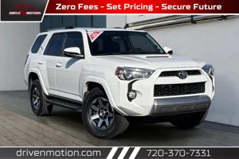 White 2018 Toyota 4Runner SR5 Sport Utility 4D for sale in Thornton, CO