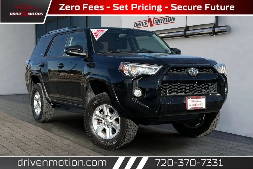 Black 2019 Toyota 4Runner SR5 Premium Sport Utility 4D for sale in Thornton, CO