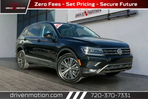 Black 2018 Volkswagen Tiguan 2.0T SEL Premium 4MOTION Sport Utility 4D for sale in Thornton, CO