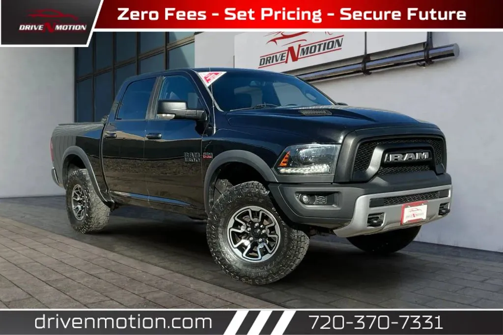 Gray 2015 Ram 1500 Crew Cab Rebel Pickup 4D 5 1/2 ft for sale in Thornton, CO