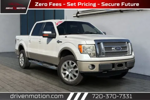 White 2010 Ford F-150 SuperCrew Cab Lariat Pickup 4D 6 1/2 ft for sale in Thornton, CO