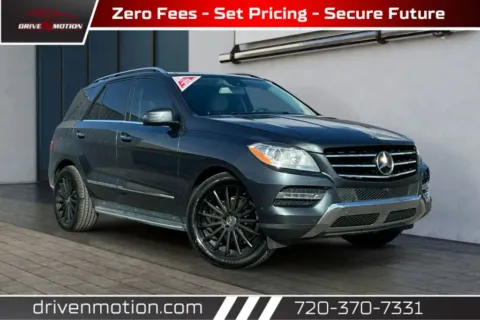 Gray 2015 Mercedes-Benz M-Class ML 350 4MATIC Sport Utility 4D for sale in Thornton, CO