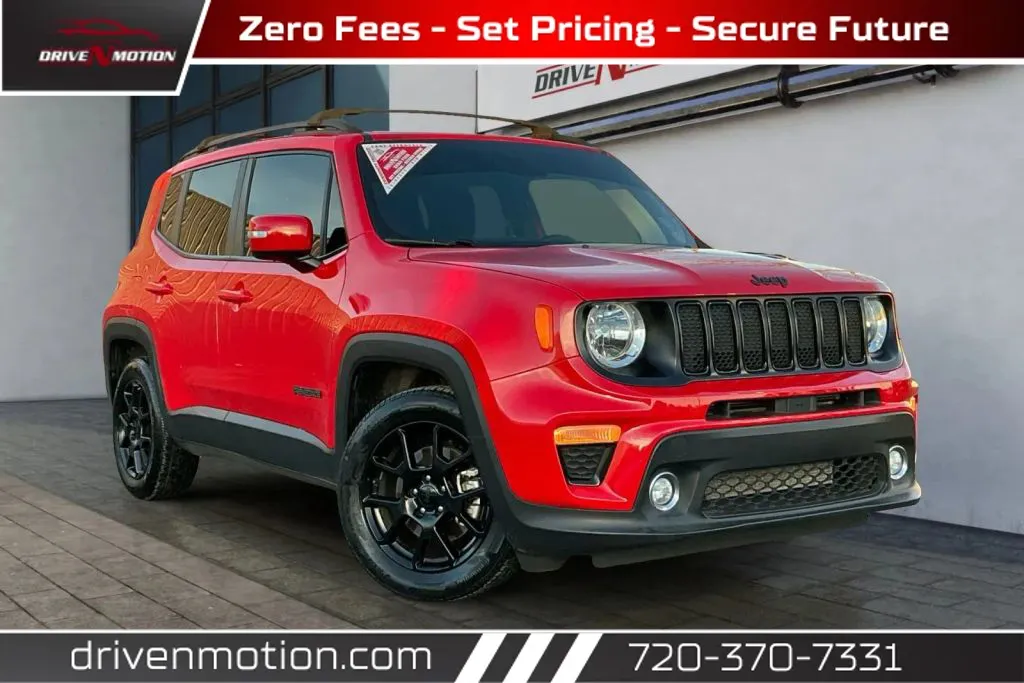 Red 2020 Jeep Renegade Altitude Sport Utility 4D for sale in Thornton, CO