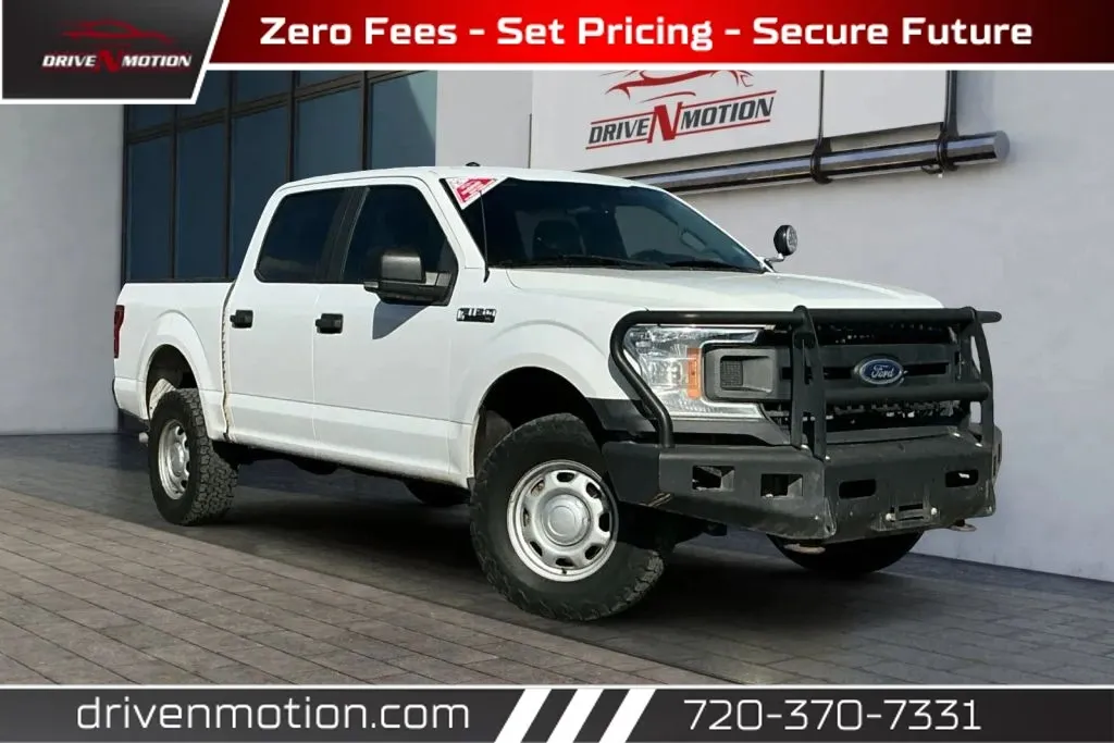 White 2018 Ford F-150 SuperCrew Cab XL Pickup 4D 5 1/2 ft for sale in Thornton, CO