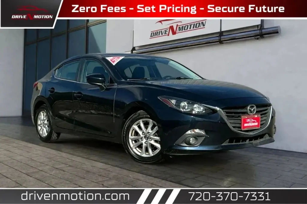 Blue 2015 MAZDA MAZDA3 i Touring Sedan 4D for sale in Thornton, CO