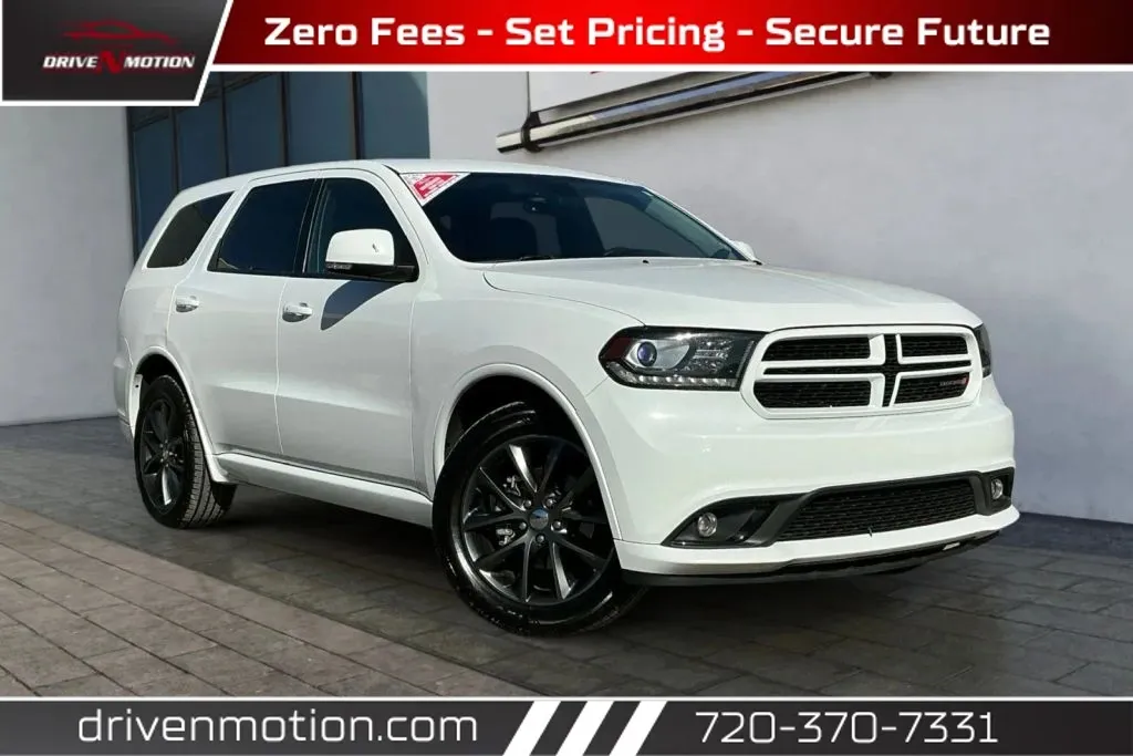 White 2018 Dodge Durango GT Sport Utility 4D for sale in Thornton, CO
