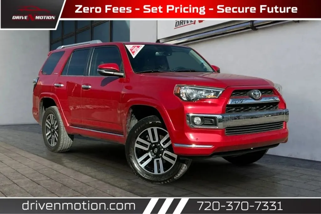 Red 2018 Toyota 4Runner Limited Sport Utility 4D for sale in Thornton, CO