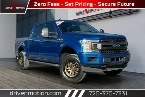 Blue 2018 Ford F-150 SuperCrew Cab XLT Pickup 4D 5 1/2 ft for sale in Thornton, CO