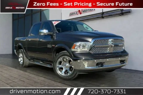 Gray 2017 Ram 1500 Crew Cab Laramie Pickup 4D 5 1/2 ft for sale in Thornton, CO