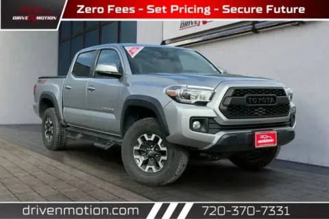 Silver 2019 Toyota Tacoma Double Cab TRD Off-Road Pickup 4D 5 ft for sale in Thornton, CO