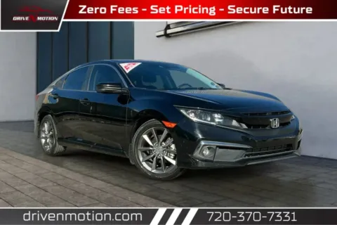 Black 2019 Honda Civic EX Sedan 4D for sale in Thornton, CO