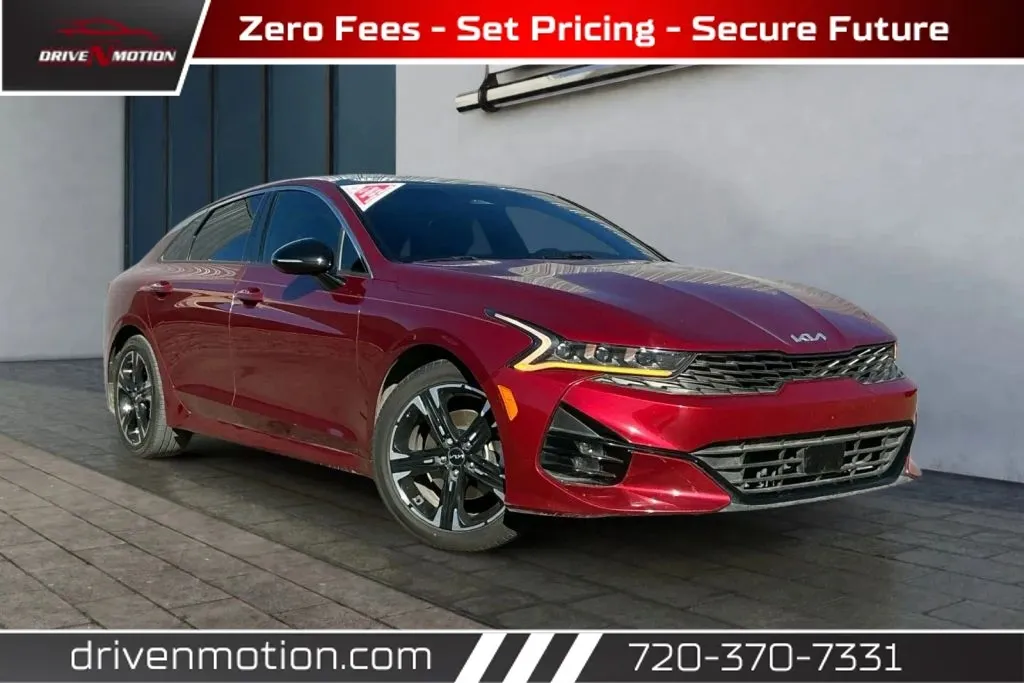 Red 2022 Kia K5 GT-Line Sedan 4D for sale in Thornton, CO