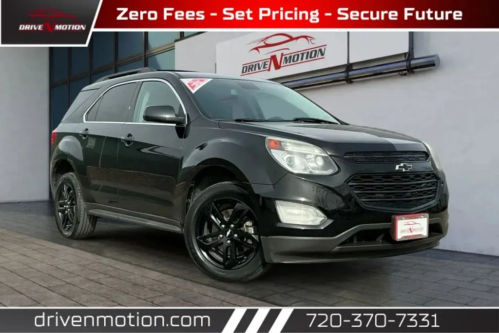Black 2017 Chevrolet Equinox LT Sport Utility 4D for sale in Thornton, CO