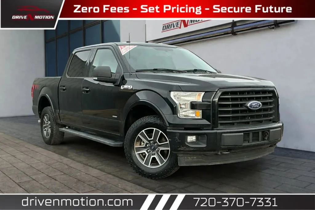 Black 2017 Ford F-150 SuperCrew Cab XLT Pickup 4D 5 1/2 ft for sale in Thornton, CO
