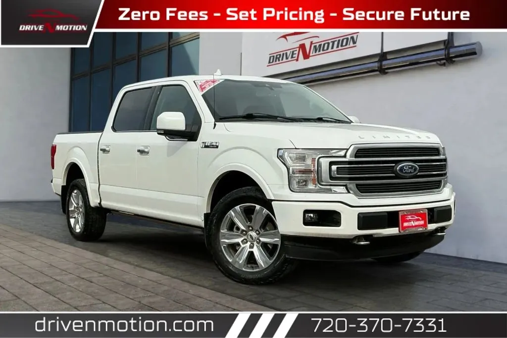 White 2020 Ford F-150 SuperCrew Cab Limited Pickup 4D 5 1/2 ft for sale in Thornton, CO