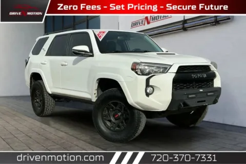 White 2019 Toyota 4Runner TRD Off-Road Premium Sport Utility 4D for sale in Thornton, CO